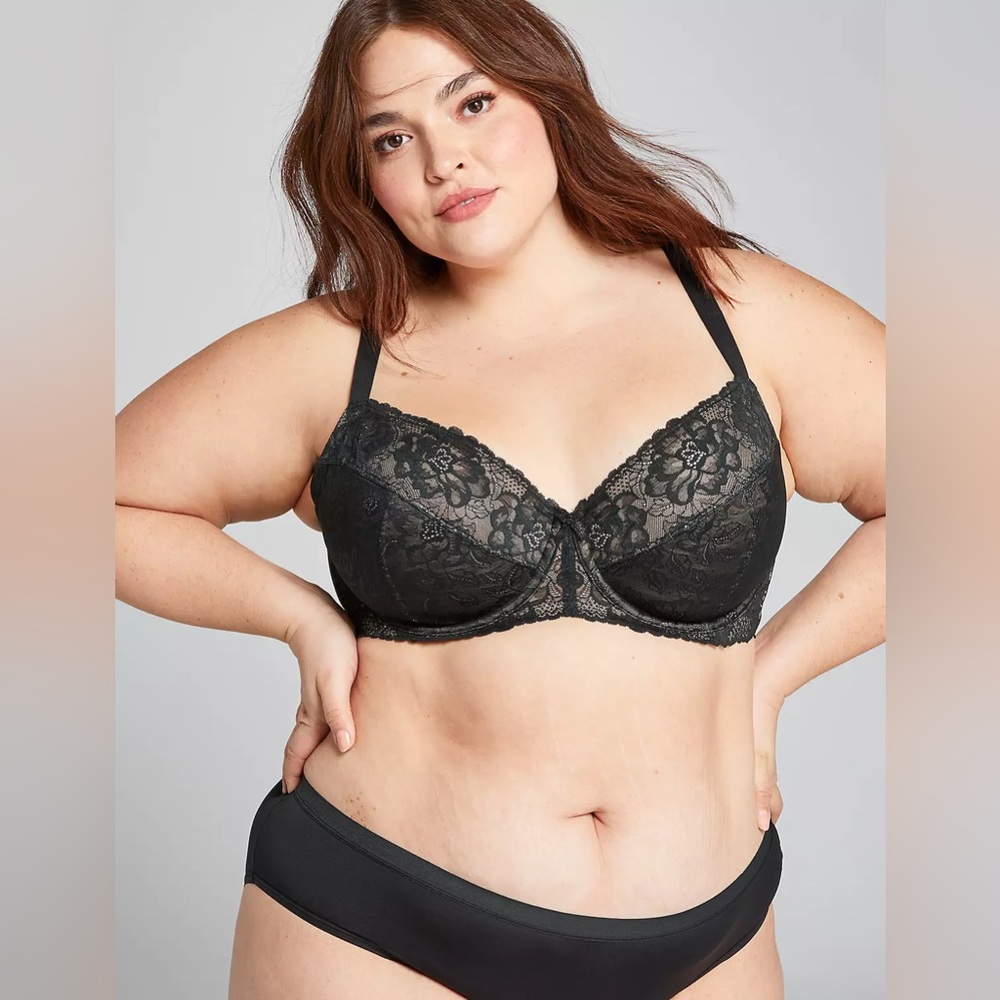 Lace Unlined Full Coverage Bra NWT